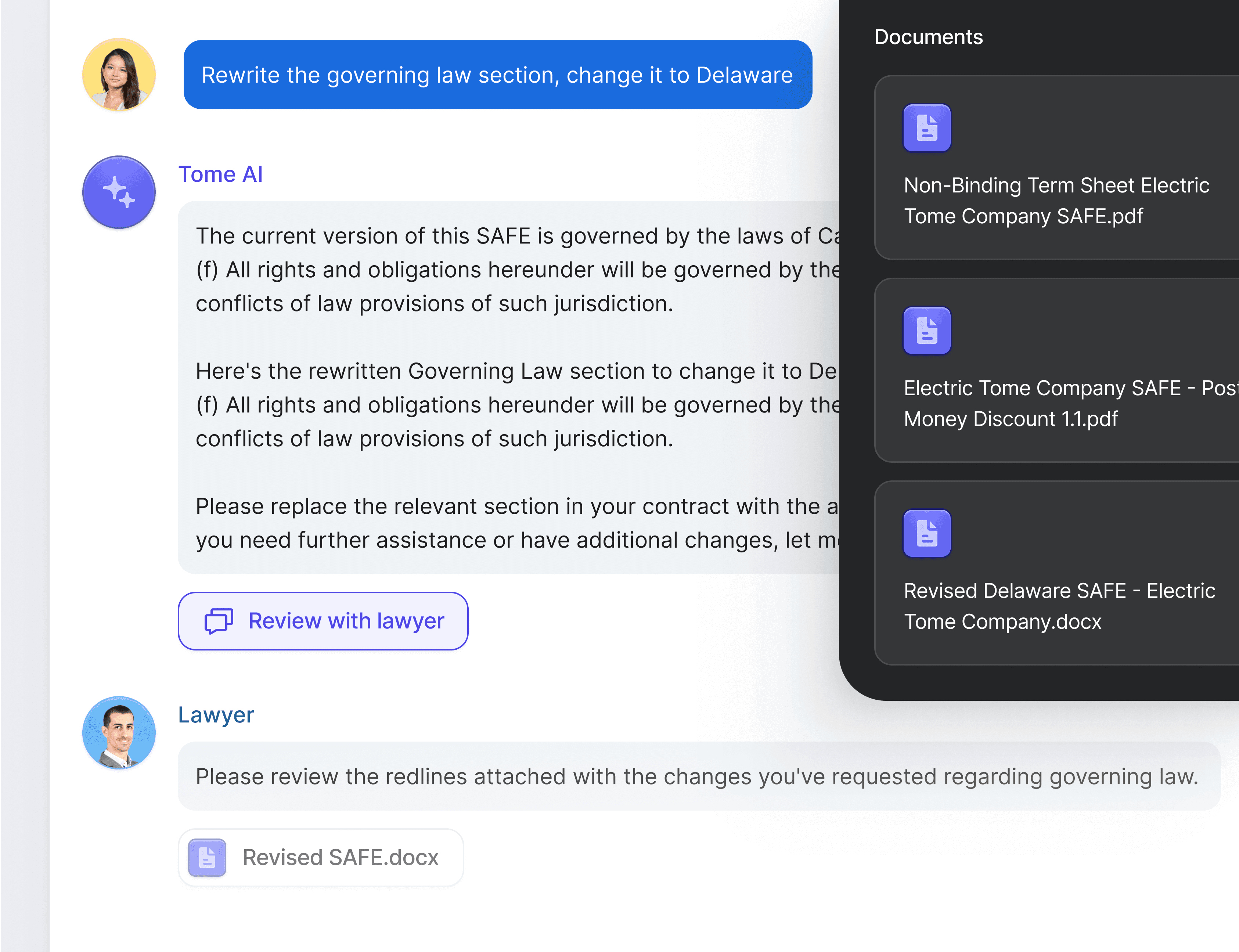 Chat with documents